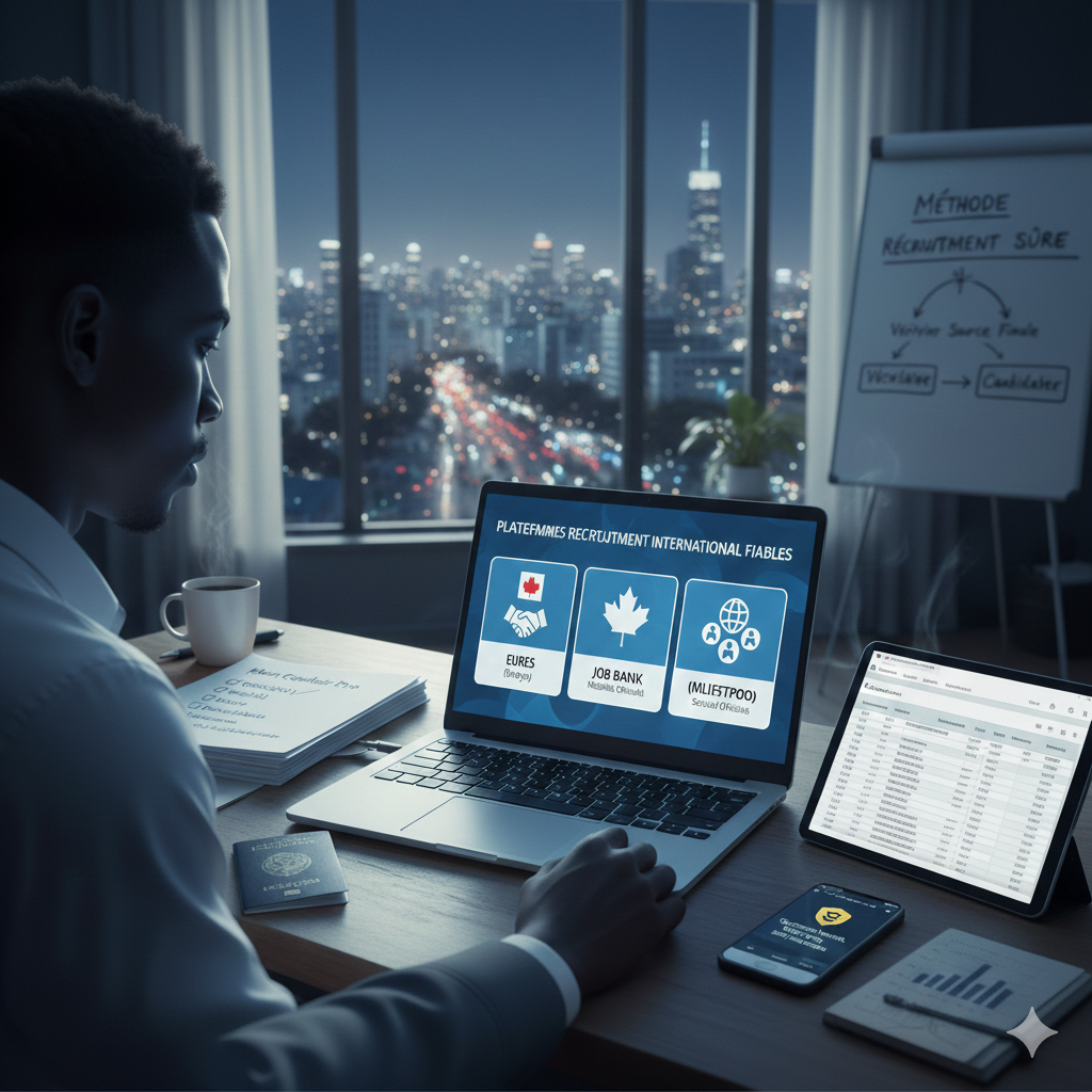 Plateformes de recrutement international fiables : où chercher, comment vérifier et postuler efficacement (guide complet)