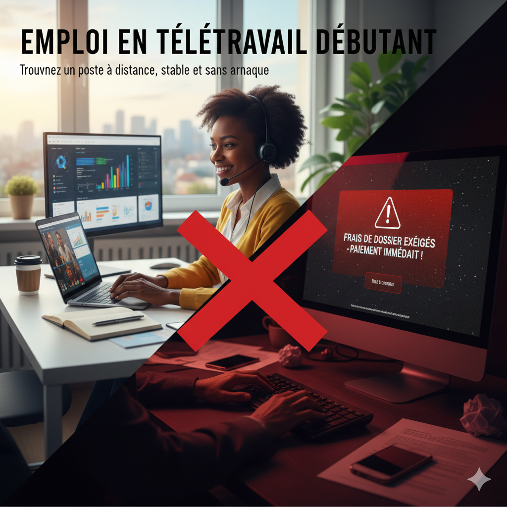 Emplois en télétravail pour débutants : le guide complet pour trouver un job à distance fiable (sans arnaques)