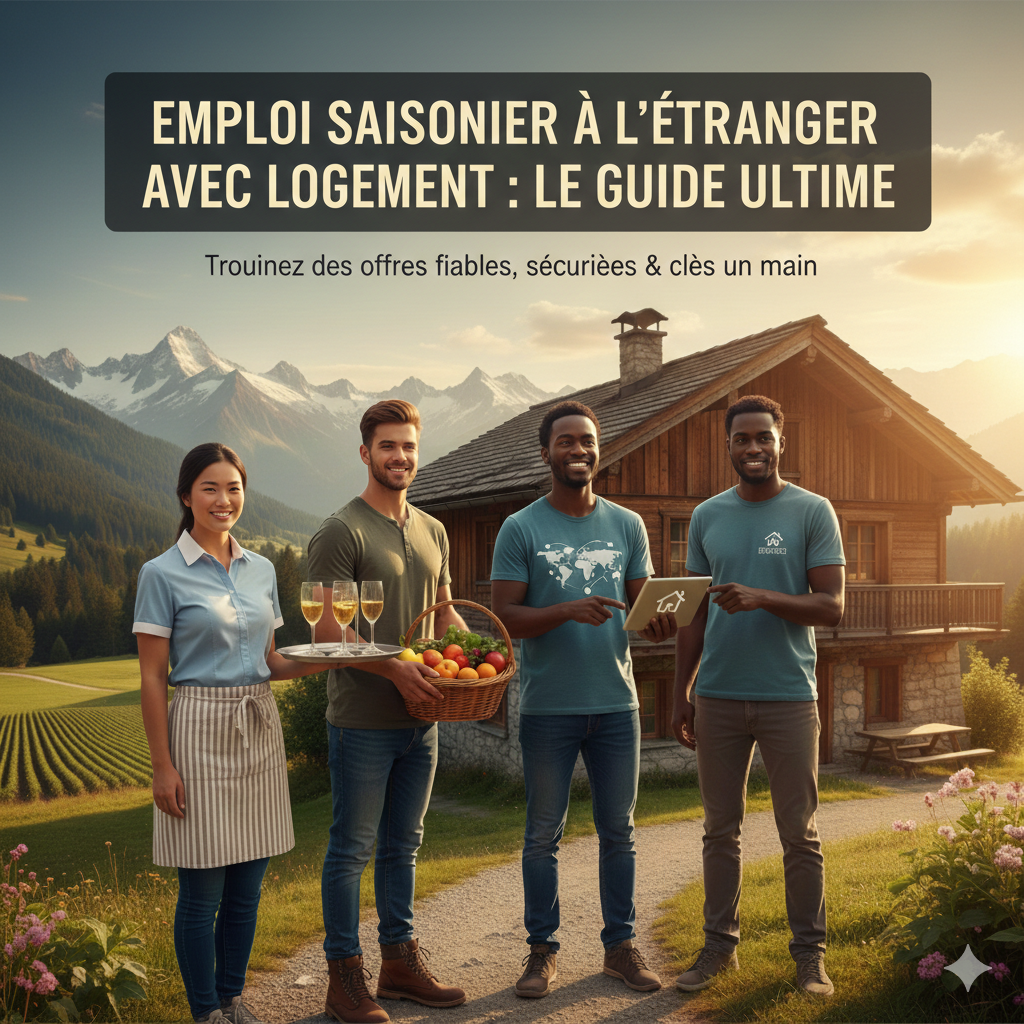 Emplois saisonniers à l’étranger avec logement : guide complet pour trouver une mission fiable et bien préparée