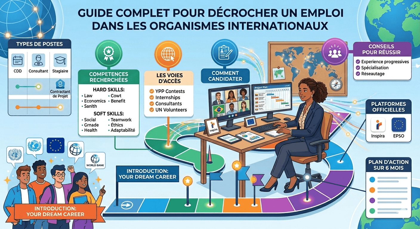 Comment avoir un emploi dans les Organismes Internationaux